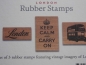 3 RUBBER STAMPS 