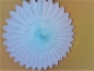 Miss Etoile Paper Fan Mint Seidenpapierfächer 40cm Partydeko