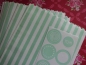 Talking Table Papiertüten Set beschichtet Candy Bags Mint
