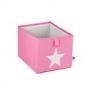 Store IT Aufbewahrungsbox Pink Stern weiss