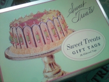 Cavallini Gift Tags Sweet Treats in Geschenkbox
