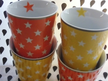 Krasilnikoff Happy mug Keramik Becher Stars