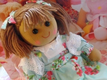 Powell Craft Stoffpuppe Zoe Rag Doll Puppe