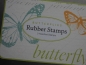 Cavallini Rubber Stamps Stempel Vintage Butterfly