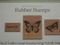 Cavallini Rubber Stamps Stempel Vintage Butterfly