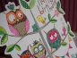 Rachel Ellen Doppelkarte Happy Birthday Owls