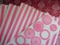 Talking Table Papiertüten Set beschichtet Candy Bags Pink