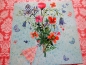 Mila Marquis Postkarte Elfe mit Blumen Happy Birthday