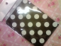 12 Papiertüten flach Schwarz mit weißen Dots Verpackung