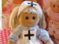 Powell Craft Stoffpuppe Krankenschwester Rag Doll
