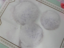 Talking Tables Blütenball Set Pom Pom Weiss Hochzeit