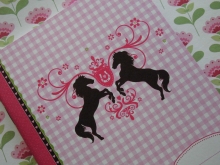 ♥ A6 NOTIZBUCH Little Horses