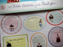 Silke Leffler Klebe_Etiketten Cupcake zum Beschriften
