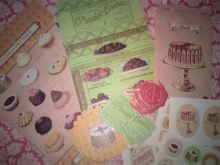 Cavallini Petit Parcel SET Sweet Treats Verpackungsset