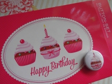 ♥ Button SET CUPCAKES♥