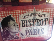 Natives RetroTasche Einkaufstasche  Bistrot Paris Shopping