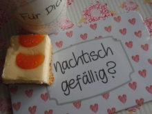 ♥ Frühstücksbrettchen "Nachtisch gefällig"