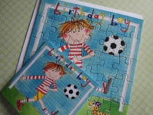 ♥ PUZZLE-KARTE "Birthday Boy"