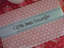 ♥ Frühstücksbrettchen `100% beste Freundin´.. Melamin