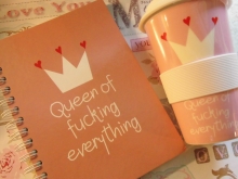 Mea Living NotizBuch A5 Fucking Queen Notizheft