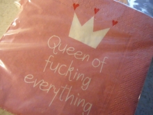 Papierservietten "Fucking Queen" 20er Set