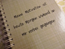 A5 Notiz Buch Meine Motivation...