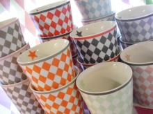 ♥ 300ml HAPPY MUG Becher Harlekin