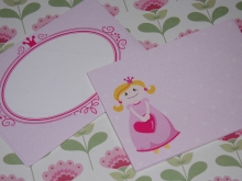 Schulheft Aufkleber Prinzessin Sticker Etikett