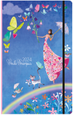 Mila Marquis Agenda Taschen Kalender 2024 Regenbogen
