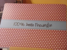 ♥ Platzset 100% BESTE FREUNDIN