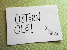 eDITION GUTE gEISTER Postkarte Ostern Olé!