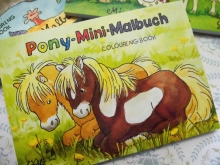 Pony Mini-Malbuch Antje Flad