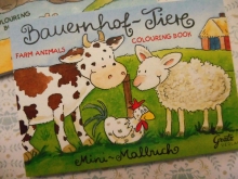 Bauernhof-Tiere Mini-Malbuch Annett Rudolph Farm Animals