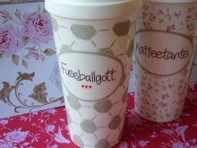 Mea Living Coffee to go Kunststoff Fußballgott