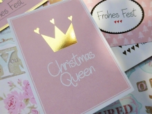 Mea Living Weihnachtskarte Postkarte Christmas Queen Krone