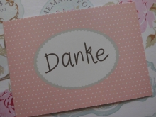 ♥ POSTKARTE - Danke