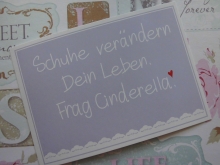 ♥ POSTKARTE - Schuhe verändern Dein Leben...♥