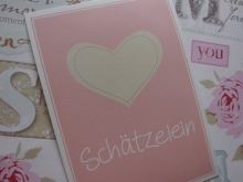 ♥ POSTKARTE - Schätzelein ♥