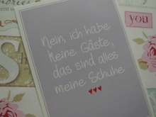 ♥ POSTKARTE - ...alles meine Schuhe ♥♥♥