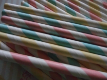 Paper Straws Candy Stripes Mix 50 Papierstrohhalme