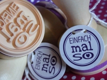 ♥ MAXI-Stempel EINFACH mal SO