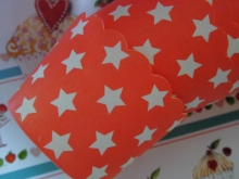 ♥24 Muffinförmchen S  RED STARS