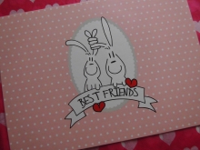 ♥ POSTKARTE -  BEST FRIENDS