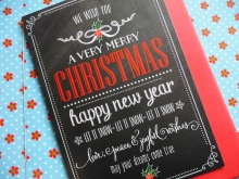 ♥ Christmas Wishes CHALKBOARD