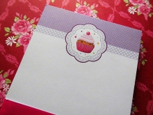 Amazing Idees Kühlschrank Block Cupcake mit Magnet